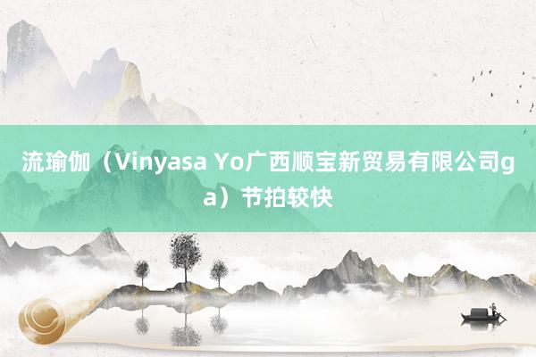 流瑜伽（Vinyasa Yo广西顺宝新贸易有限公司ga）节拍较快